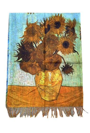 Großhändler By Oceane - Painting printed scarfs