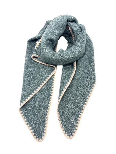 Wholesaler By Oceane - Triangular scarf with border