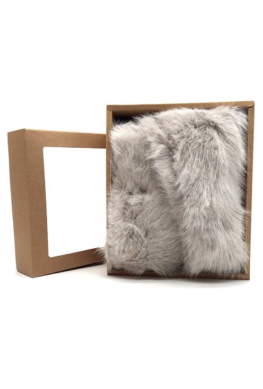 Wholesaler By Oceane - Faux fox fur stole