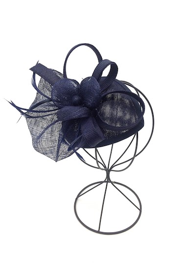 Wholesaler By Oceane - FASCINATOR IN FLORAL MOTIF DECORATED WITH FEATHERS