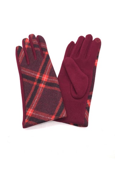 Wholesaler By Oceane - FLANNEL GLOVE WITH TOUCH SCREEN SENSITIVE
