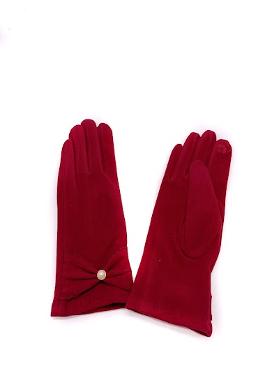 Wholesaler By Oceane - GLOVES TOUCH SCREEN SENSITIVE WITH BOW