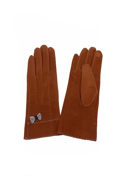 Wholesaler By Oceane - GLOVES TOUCH SCREEN SENSITIVE WITH BOW
