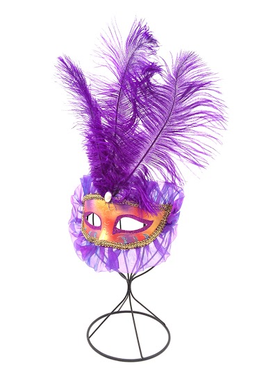 Großhändler By Oceane - VENEZIA EYE MASK DECORATED WITH FEATHERS