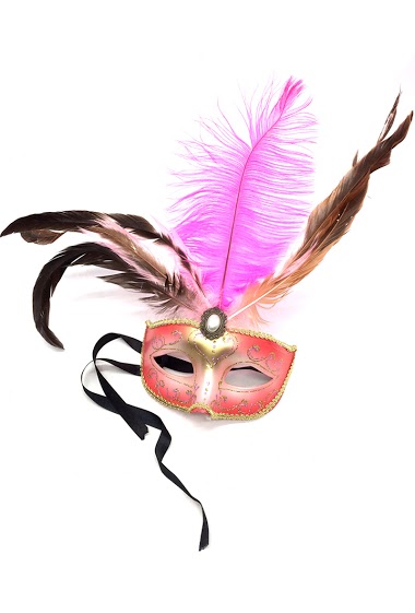 Großhändler By Oceane - VENEZIA EYE MASK DECORATED WITH FEATHERS