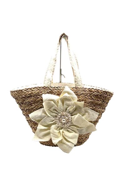 Großhändler By Oceane - Flower straw bag