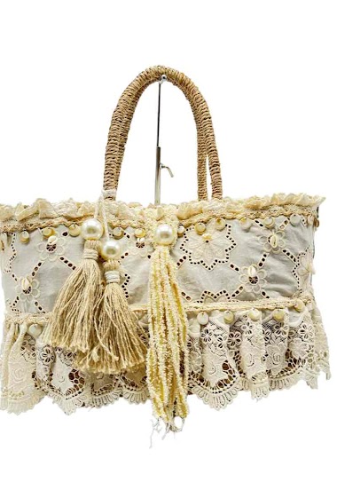 Großhändler By Oceane - EMBROIDERY STRAW BAG
