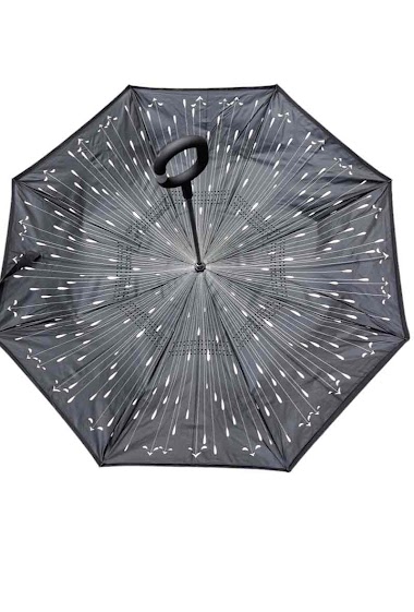 Wholesaler By Oceane - White drops umbrella