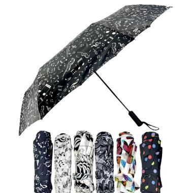 Wholesaler By Oceane - Foldable umbrella with prints