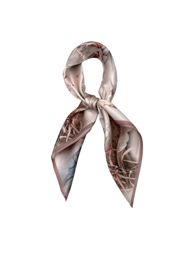 Wholesaler By Oceane - SMALL SILK SQUARE SCARF