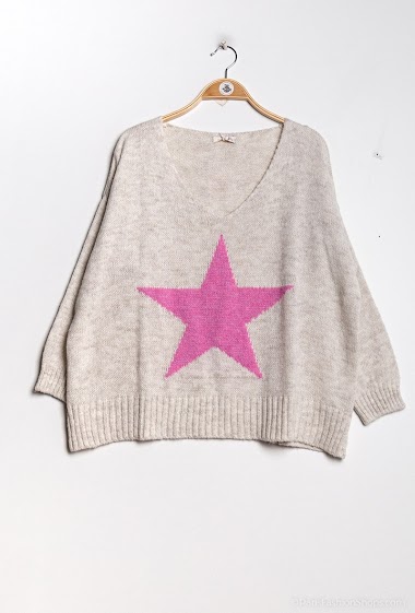 Wholesaler By Oceane - Jumper with star print
