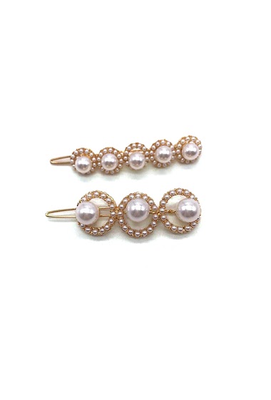 Wholesaler By Oceane - HAIRPIN SET DECORATED WITH PEARLS