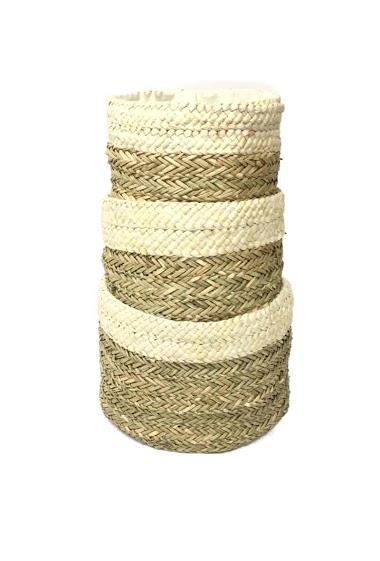 Großhändler By Oceane - Set of stackable baskets