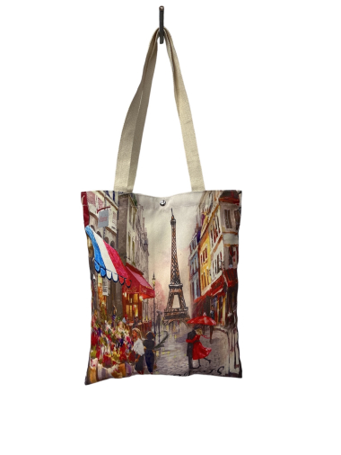 Wholesaler By Oceane - Paris printed TOTE BAG
