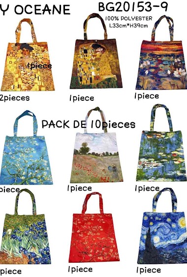 Grossiste By Oceane - Tote impressioniste