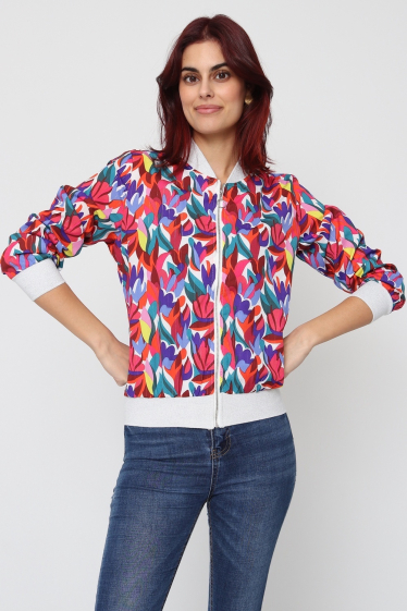 Wholesaler BY ONE - LARGE SIZE PRINTED BOMBER