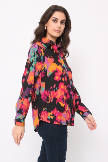 Wholesaler BY ONE - LARGE SIZE PRINTED SHIRT