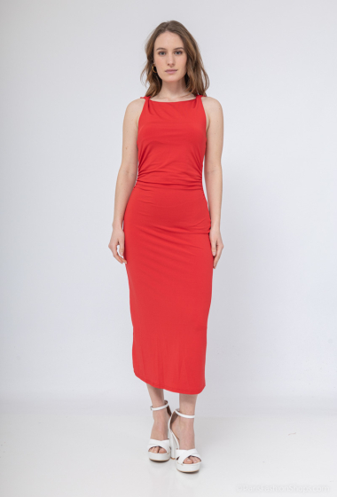 Wholesaler By Swan - Plain sleeveless dress