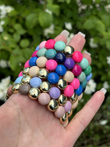 Grossiste ELINE L'ATELIER - Bracelet colorés avec élastique