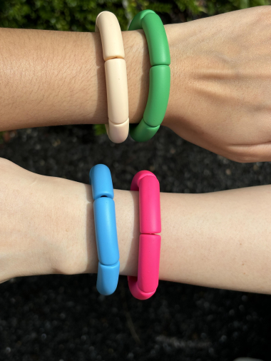 Grossiste ELINE L'ATELIER - Bracelets colorés à élastique