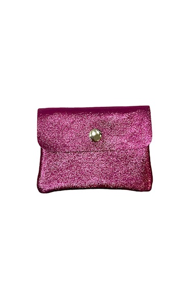 Wholesalers JULIET'S&CO - IRIDESCENT COLOURED LEATHER WALLET