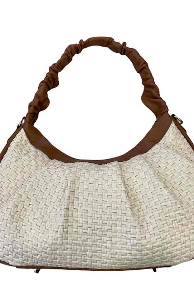 Wholesaler JULIET'S&CO - LEATHER AND STRAW BAG