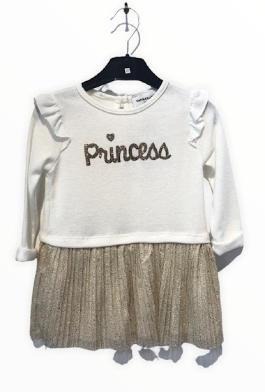 Wholesalers Camille de Paris - Party Dress with skirt MINIME COLLECTION Made In France