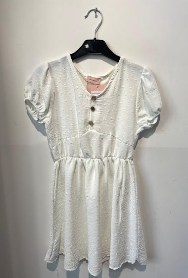 Wholesalers Camille de Paris - Short sleeve dress MINI ME Made in France