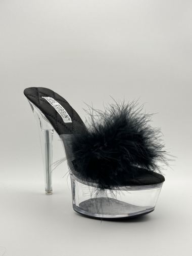 Wholesaler CAPE ROBBIN - Sexy pumps pointed heels strap with fur