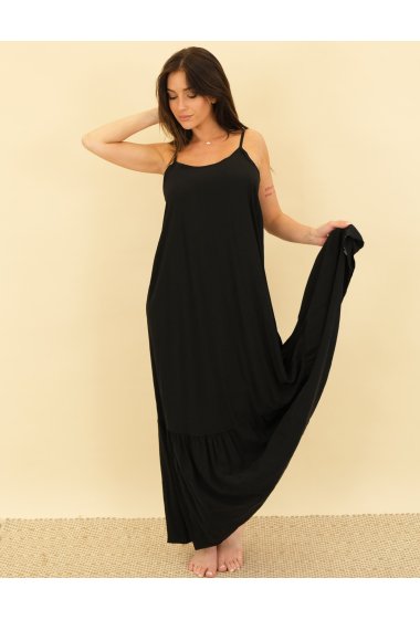 Wholesalers Capucine - Dress - Long, Ruffle bottom | SIENNA