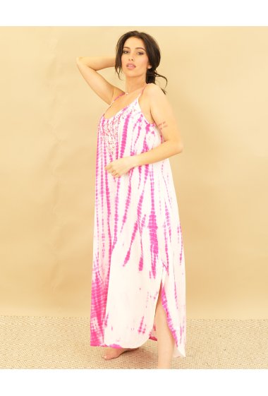Wholesalers Capucine - Dress - Oversize, Tie and dye, Adjustable straps | NICOLETTA