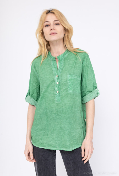 Wholesaler Catherine Style - Washed cotton blouse