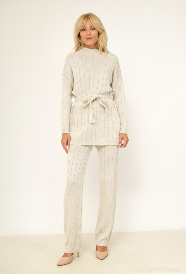 Wholesaler Catherine Style - Knitted sweater and pants set
