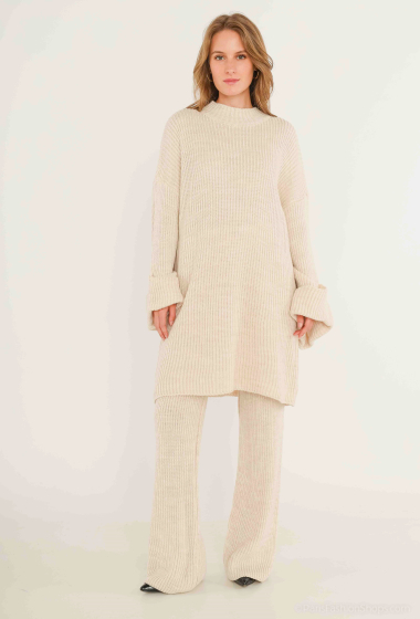Wholesaler Catherine Style - Knitted sweaters and pants set