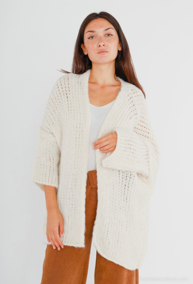 Wholesaler Catherine Style - Cloudy soft chunky knit cardigan