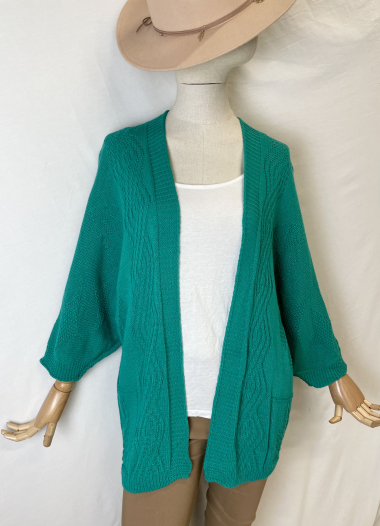 Wholesaler Catherine Style - Loose knitted knitted cardigan