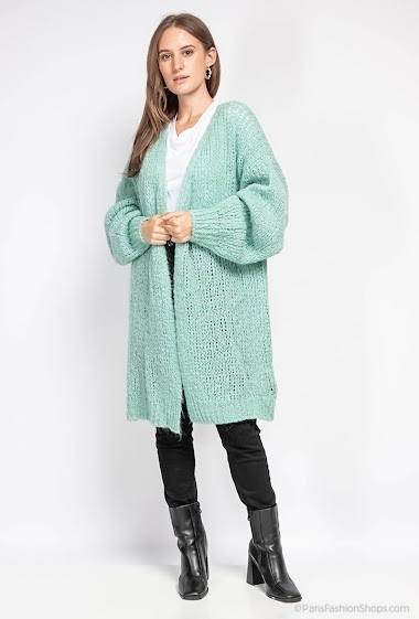 Wholesalers Catherine Style - Cardigan with puff sleeves