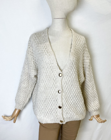 Wholesaler Catherine Style - Soft knit buttoned vest