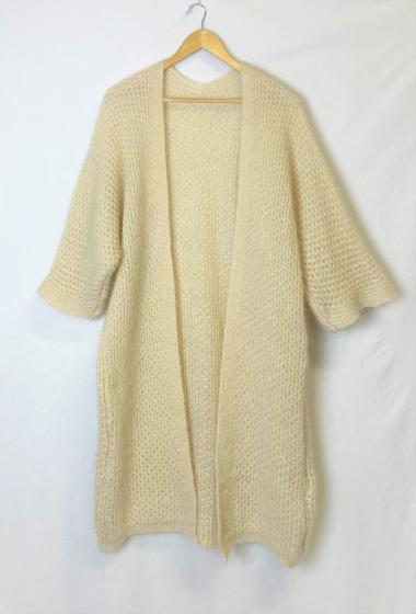 Wholesaler Catherine Style - 3/4 Short Sleeve Mid-Length Soft Knit Vest