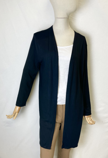 Wholesaler Catherine Style - Timeless thin mid-length cardigan