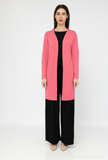 Wholesaler Catherine Style - Timeless thin mid-length cardigan