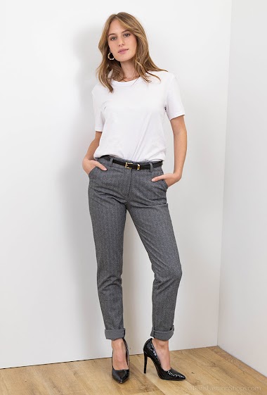 Grossiste Catherine Style - Pantalon avec ceinture