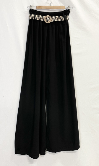 Wholesaler Catherine Style - Wide fluid pants with belt