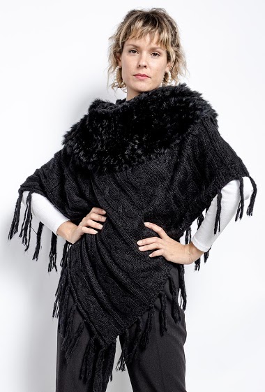 Wholesaler Catherine Style - Poncho with fur