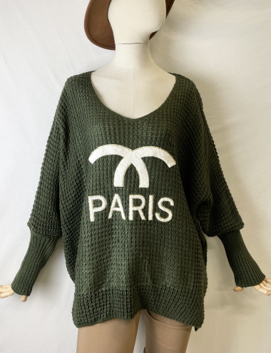 Wholesaler Catherine Style - Loose-fitting sweaters with fancy knits