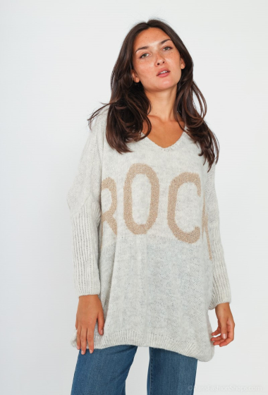 Wholesaler Catherine Style - Gold ROCK knit sweaters