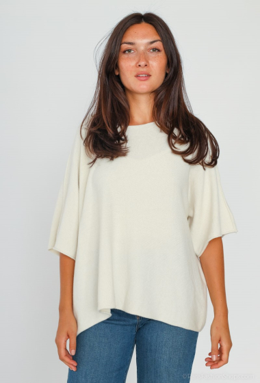 Wholesaler Catherine Style - Chunky Loose Short Sleeve Sweaters