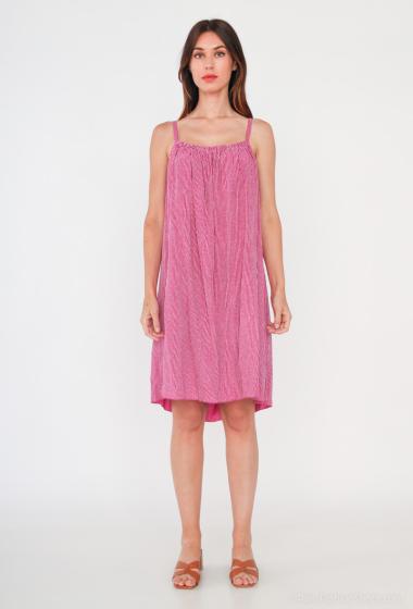 Wholesaler Catherine Style - Strap dress with irregular print
