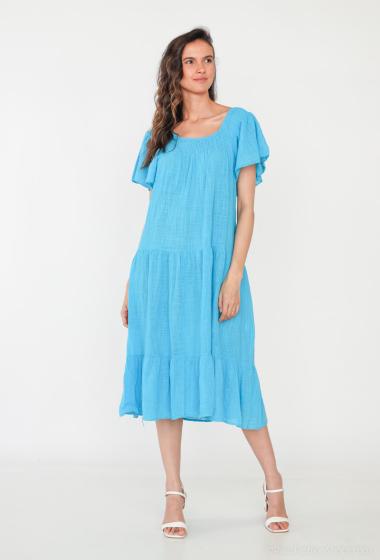 Wholesaler Catherine Style - Flared cotton dress