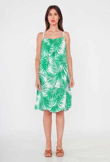 Grossiste Catherine Style - Robe imprimé à tropical